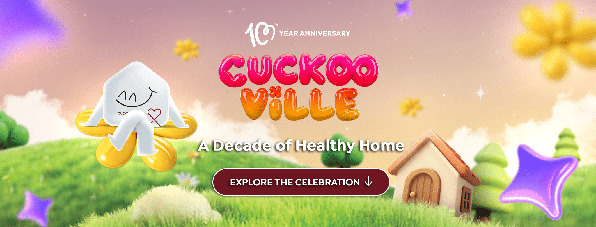 CUCKOOVILLE 10th Anniversary Hero Banner