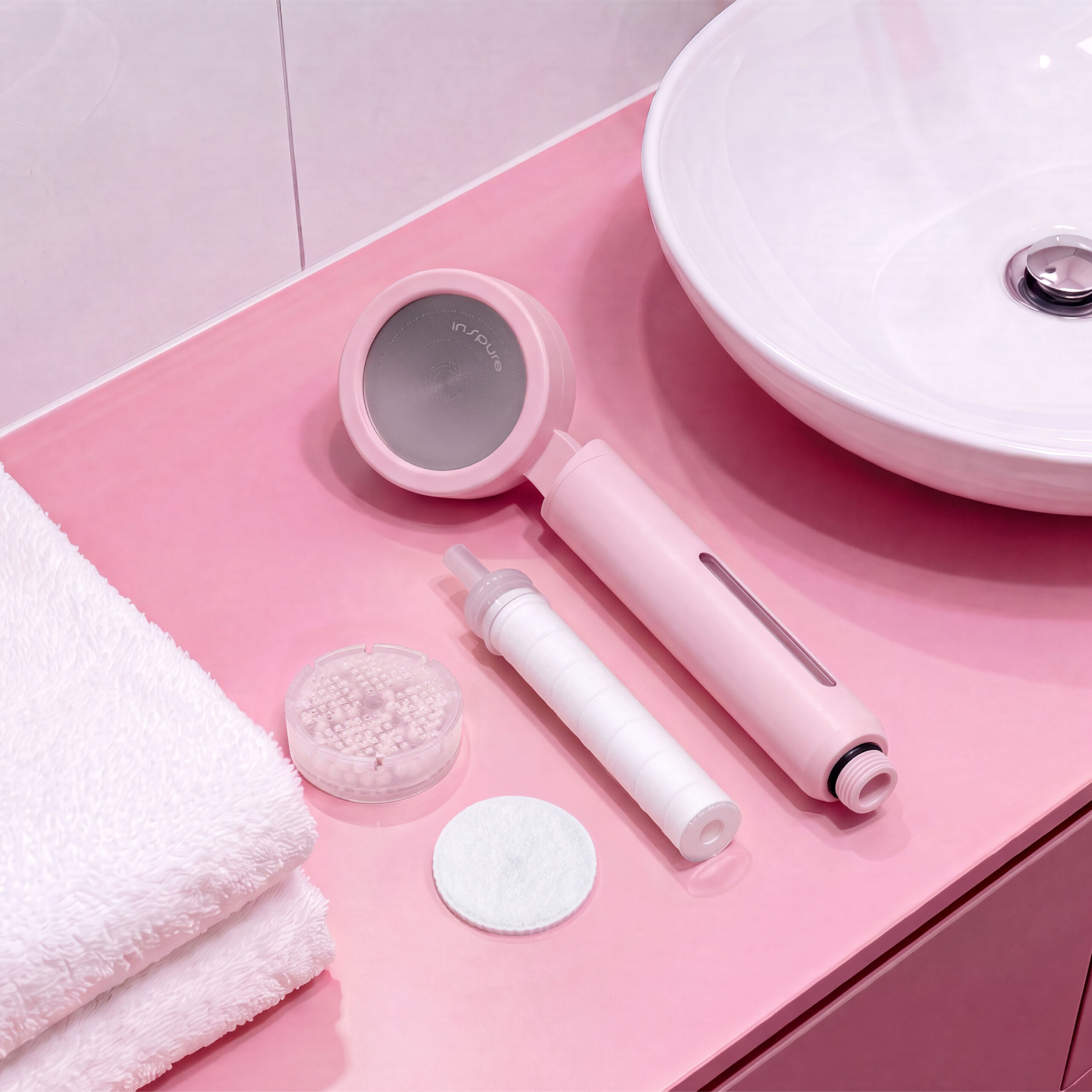 AquaPro X Pink Oasis Filtered Shower Head (Special Edition) - Image 4